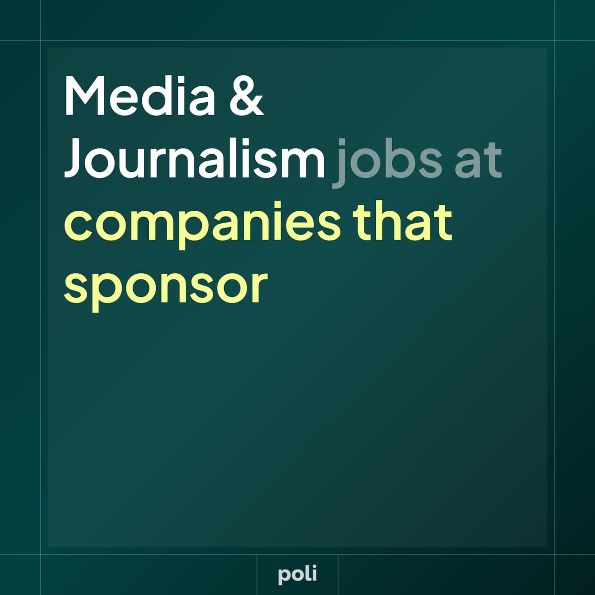 Media & Journalism Jobs at UK Visa-sponsoring Companies