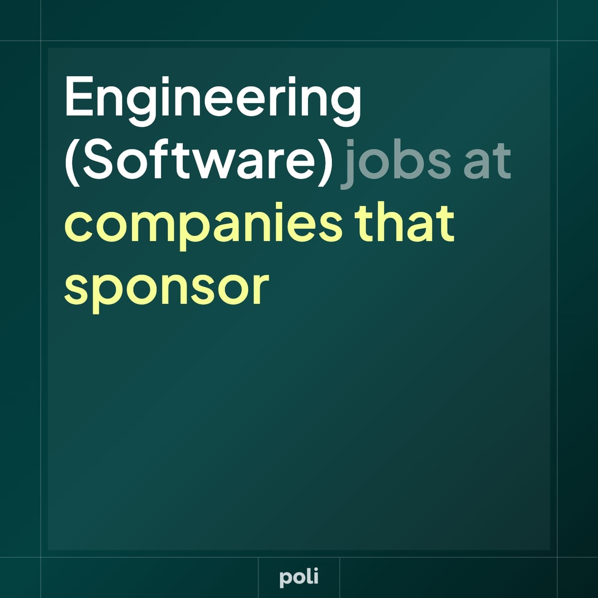 Engineering (Software) Jobs at UK Visa-sponsoring Companies