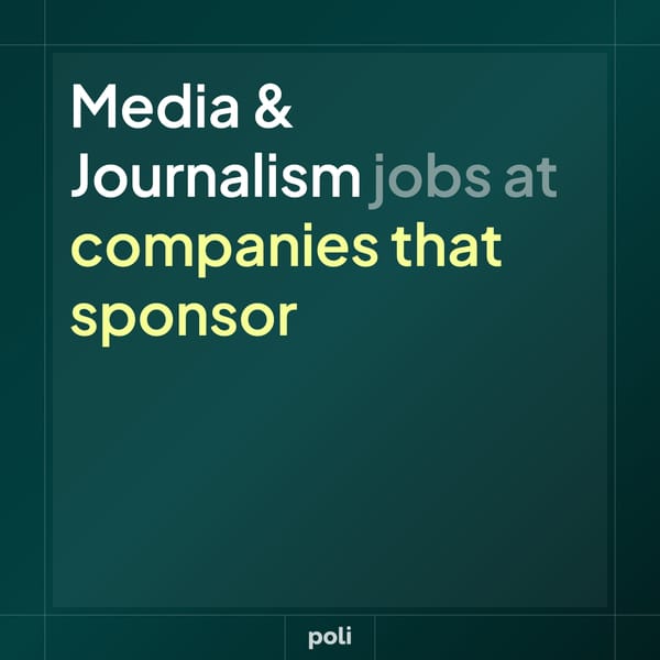 Media & Journalism Jobs at UK Visa-sponsoring Companies