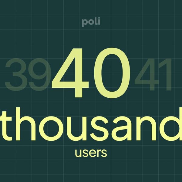 Poli crosses 40,000 users
