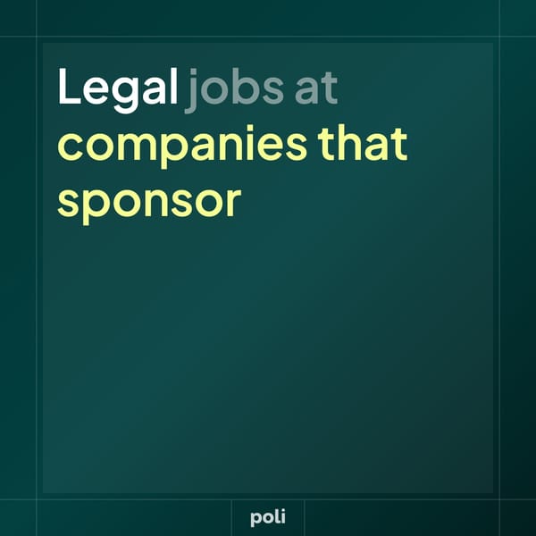 Legal Jobs at UK Visa-sponsoring Companies